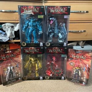 Yu-Gi-Oh! Phatmojo Figures Series #1 Bundle (Egyptian Gods/Blue Eyes/Yugi/Kaiba)